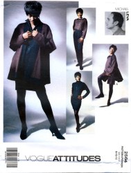 2564 LEVA LONG JACKET, ZIP DRESS, TOP BOTTOMS PATTERN 8-12